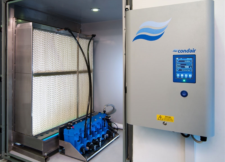 Induct adiabatic humidifiers Condair Group AG Humidification