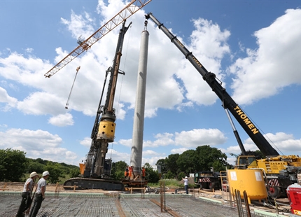 Spectacular construction at the new Condair site in Hamburg/Norderstedt