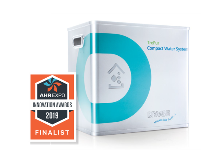 3 in 1 DRAABE TrePur with the 2019 AHR innovation finalist award