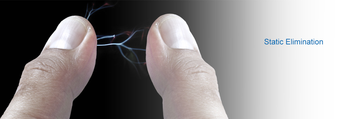 Static reduction with humidity control